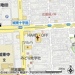 オフハウス秋田広面店周辺の地図
