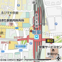 ドトールコーヒー 秋田トピコ店周辺の地図