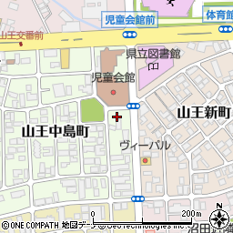 セブンイレブン秋田山王中島町店周辺の地図