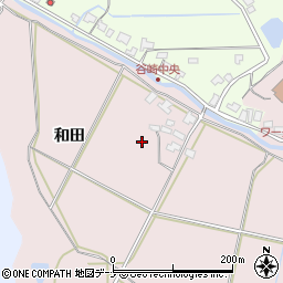 秋田県秋田市下北手柳館和田周辺の地図