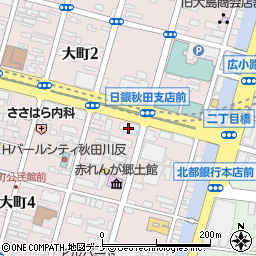 株式会社三田商店　秋田支店周辺の地図