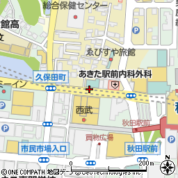 コンフォートホテル秋田周辺の地図