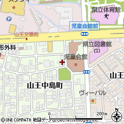 楢岡アパート周辺の地図