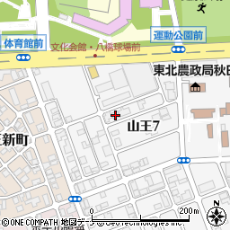 株式会社ワイム　秋田営業所周辺の地図