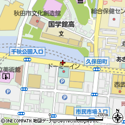 ホテルドーミーイン秋田周辺の地図