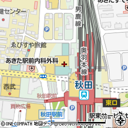 ダイニング万葉 メトロポリタン秋田店周辺の地図