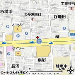 秋田銀行秋田東中央支店 ＡＴＭ周辺の地図