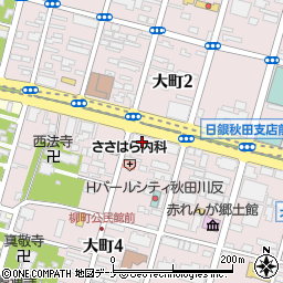 クマヒラ　秋田営業所周辺の地図