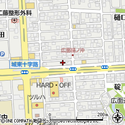 株式会社大応ダスキン広面周辺の地図