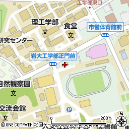 ファミリーマート岩手大学前店周辺の地図