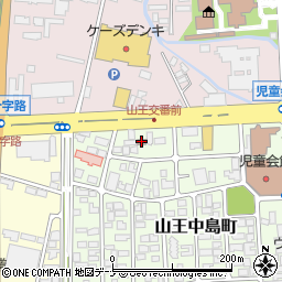 秋田中央警察署山王交番周辺の地図