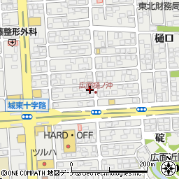 秋田信用金庫広面支店周辺の地図