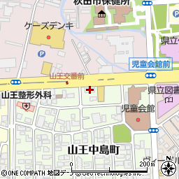 秋田共栄火災ビル周辺の地図