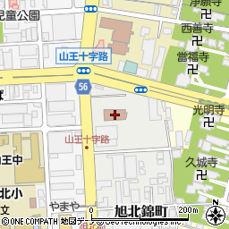 秋田県信用保証協会　債権管理室周辺の地図