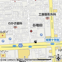 秋田県秋田市広面谷地田49-2周辺の地図