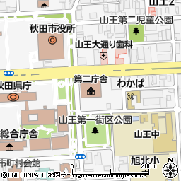 秋田県庁　教育庁高校教育課課長周辺の地図