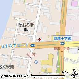 秋田トヨタ自動車臨海店周辺の地図