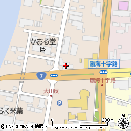 秋田トヨタ自動車臨海店周辺の地図