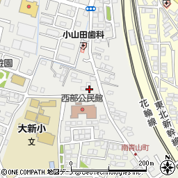 ローソン盛岡南青山町店周辺の地図