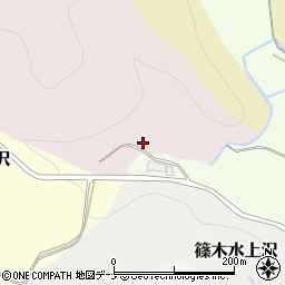 岩手県滝沢市篠木堤平周辺の地図