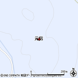 岩手県盛岡市浅岸元信周辺の地図