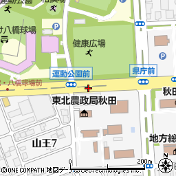 八橋市民広場・裁判所前周辺の地図