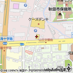 ハードオフ秋田店周辺の地図