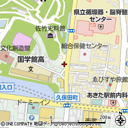 秋田県秋田市千秋公園1-37周辺の地図