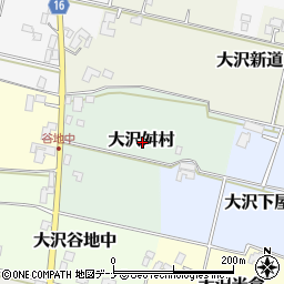 岩手県滝沢市大沢舛村周辺の地図