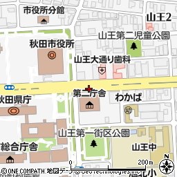 県庁第二庁舎前周辺の地図
