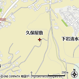 岩手県盛岡市三ツ割久保屋敷52周辺の地図