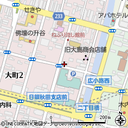 仲村保険サービス秋田支店周辺の地図