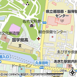 秋田県秋田市千秋公園1-35周辺の地図