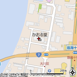 株式会社かおる堂　本社工場お客様相談室周辺の地図