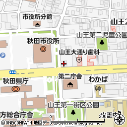 株式会社パスコ　秋田支店周辺の地図