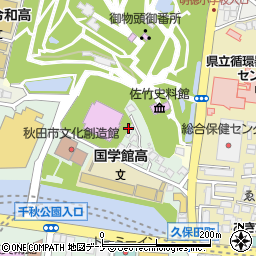 東北税理士会秋田県支部連合会周辺の地図