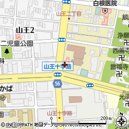 秋田県秋田市旭北栄町1-2周辺の地図