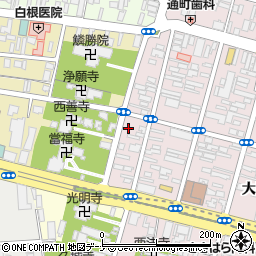 秋田第一旅行社周辺の地図