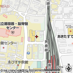 リパーク秋田千秋久保田第３駐車場周辺の地図