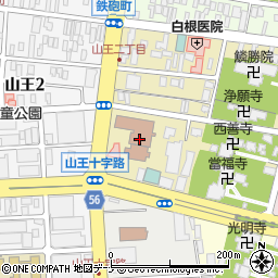 秋田県共同募金会周辺の地図