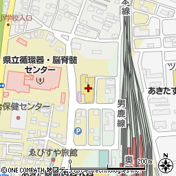 ベルクラシックアール・ベル・アンジェ秋田周辺の地図