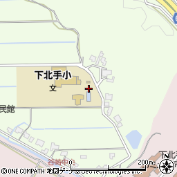秋田県秋田市下北手松崎谷崎217周辺の地図
