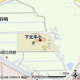 秋田県秋田市下北手松崎谷崎202周辺の地図