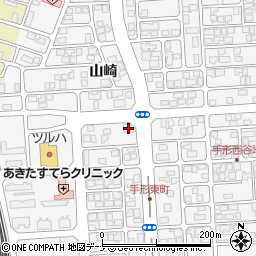 秋田銀行手形支店周辺の地図
