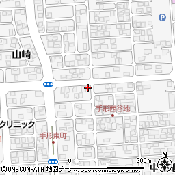 うさちゃんクリーニングロイヤルネットワーク　手形山崎店周辺の地図