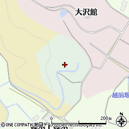 岩手県滝沢市大沢神が窪周辺の地図