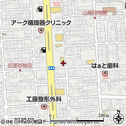 秋田県秋田市広面谷地沖18周辺の地図