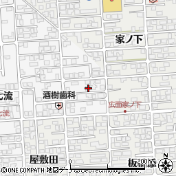 秋田県秋田市手形十七流5-1周辺の地図