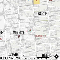 秋田県秋田市手形十七流5-5周辺の地図