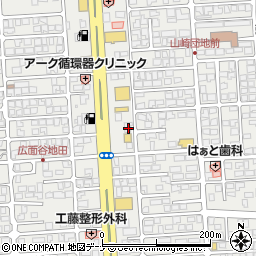 秋田県秋田市広面谷地沖16周辺の地図